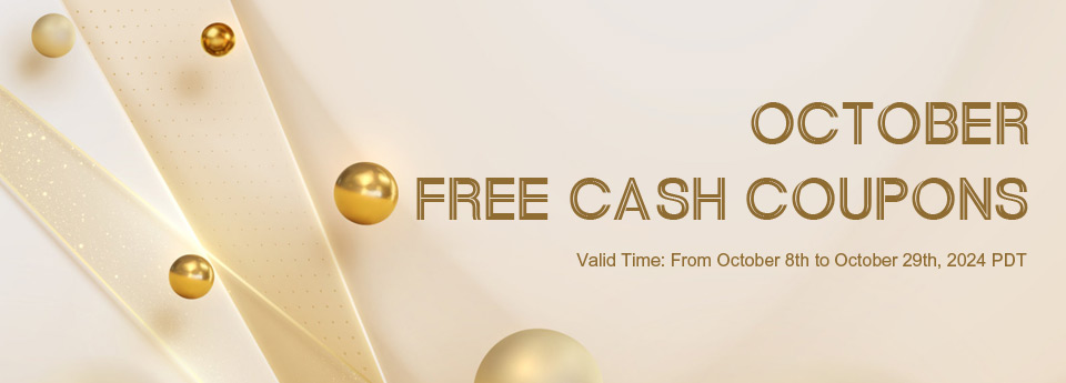 October Free Cash Coupons