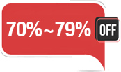 70%~79% OFF